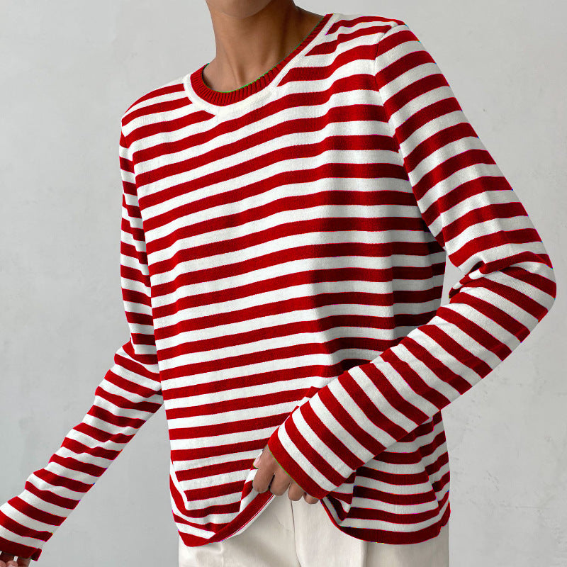 Olivia™ | Striped Long Sleeve Shirt