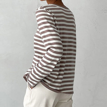 Olivia™ | Striped Long Sleeve Shirt