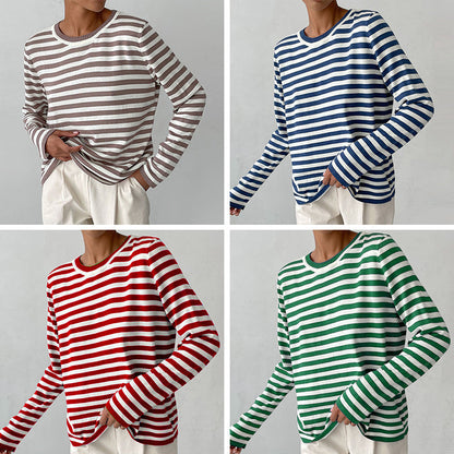Olivia™ | Striped Long Sleeve Shirt