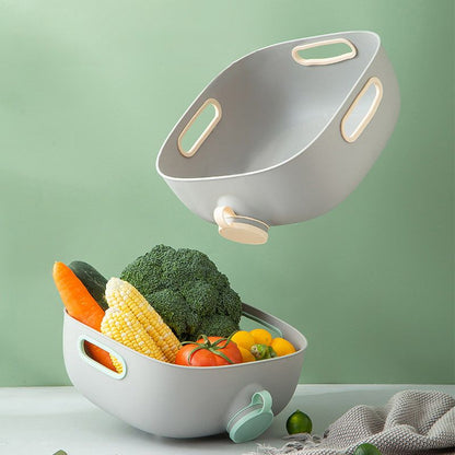 HydroBasket™ | Multifunctional hygienic rinse and drain basket