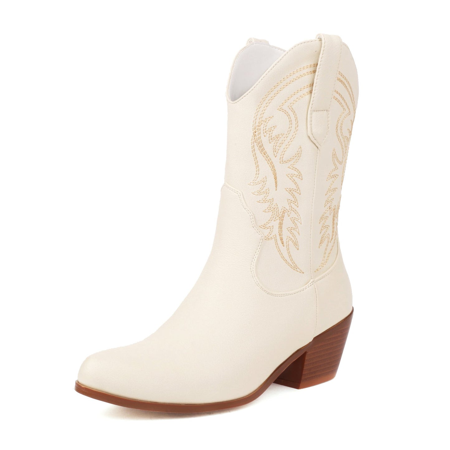Trivana™ | Fashionable Embroidered Ankle Boots
