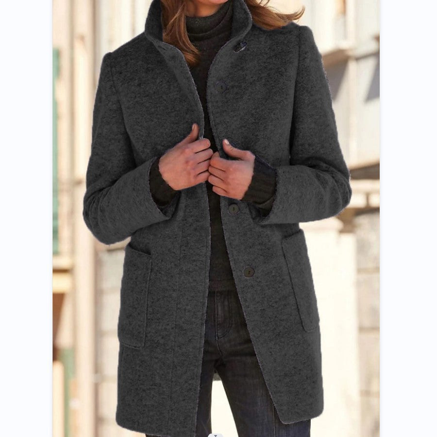 Elegix™ | Stylish &amp; Elegant Button-Down Coat 