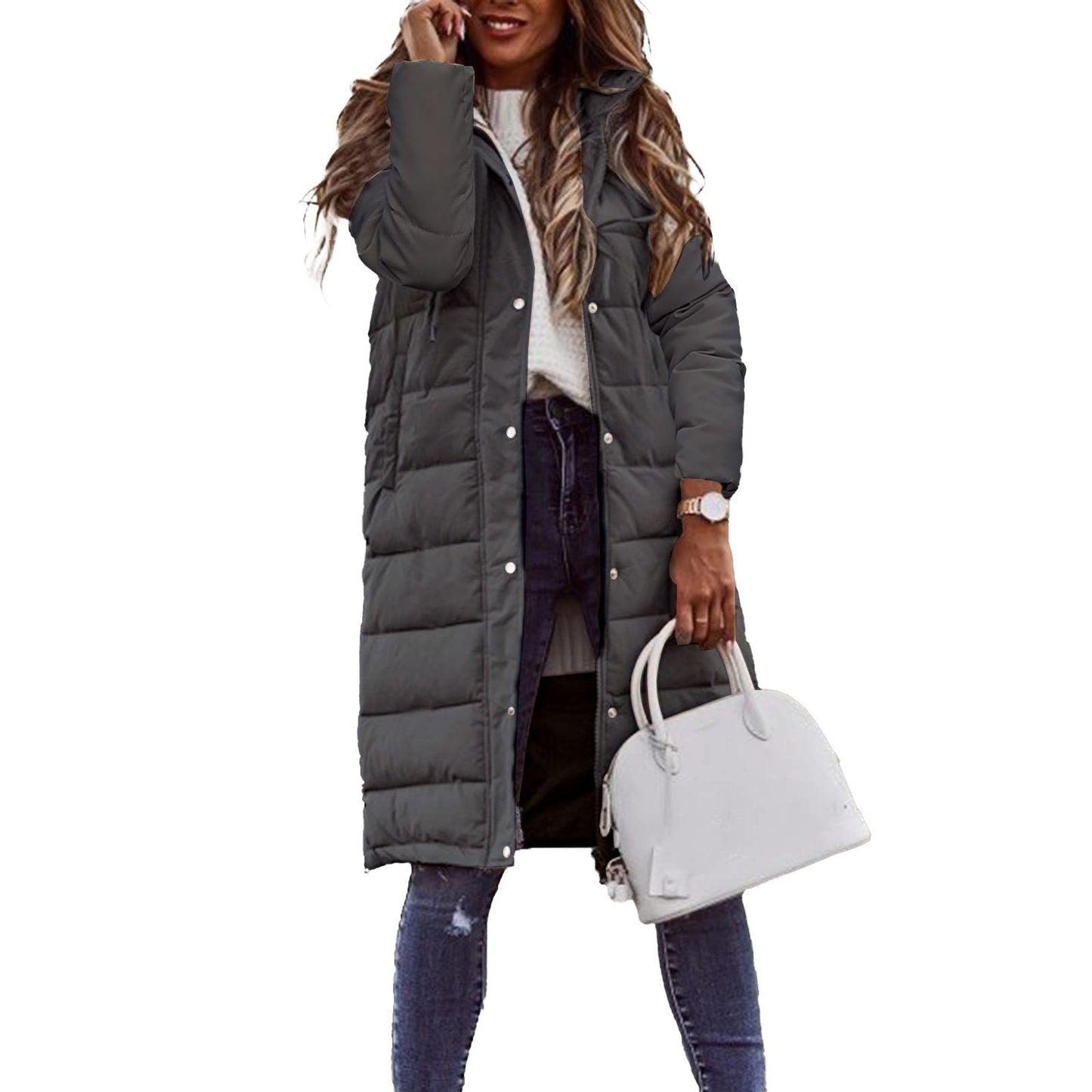 50% off | Ana™ - Fashionable mid-length cotton coat [Last day discount]