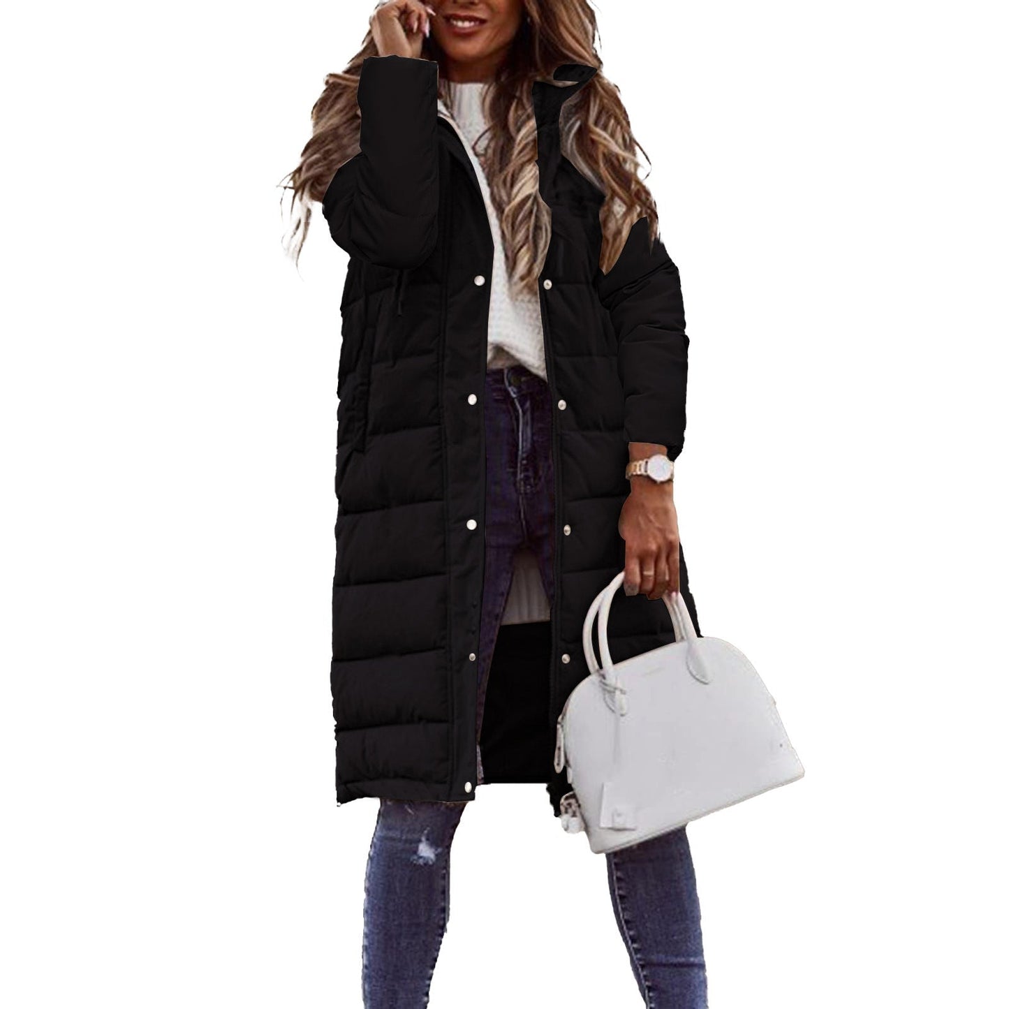 50% off | Ana™ - Fashionable mid-length cotton coat [Last day discount]
