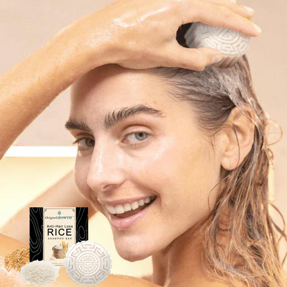 1+1 Free | OriginGrowth™ - Rice Hair Growth Shampoo Bar [Last Day Discount]