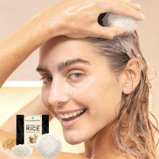 1+1 Free | OriginGrowth™ - Rice Hair Growth Shampoo Bar [Last Day Discount]