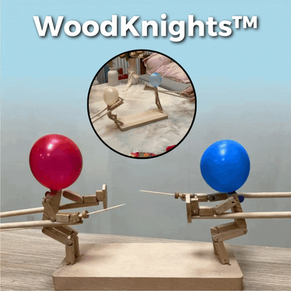 WoodKnight™ | Balloon Bamboo Man Sword Fight - Incl. 40 Balloons