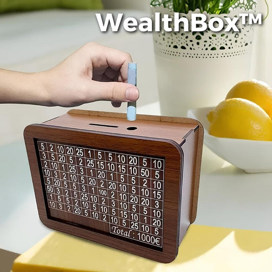 WealthBox™ | Wooden money box
