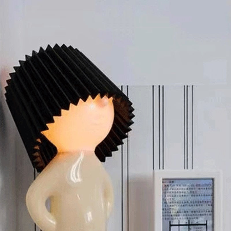 Lampet Quirky table lamp with folded lampshade