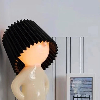 Lampet Quirky table lamp with folded lampshade