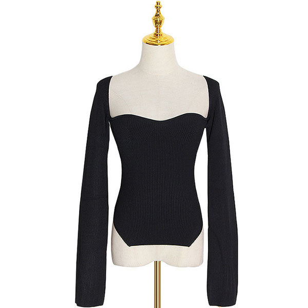 Ayesha™ | Loose-knit V-neck sweater