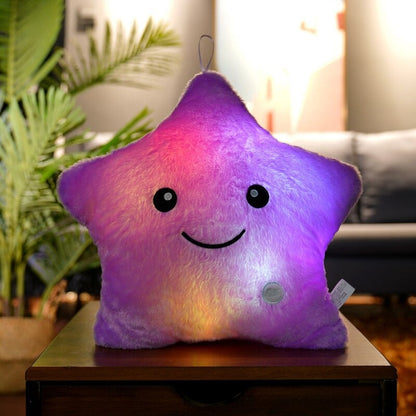 SleepyGlow™ | Cuddly pillow, headrest and nightlight in one