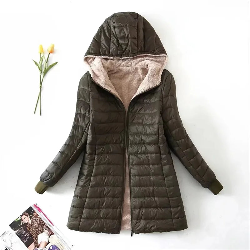 50% off | Emilia™ | Women's Fleece-Lined Hooded Jacket