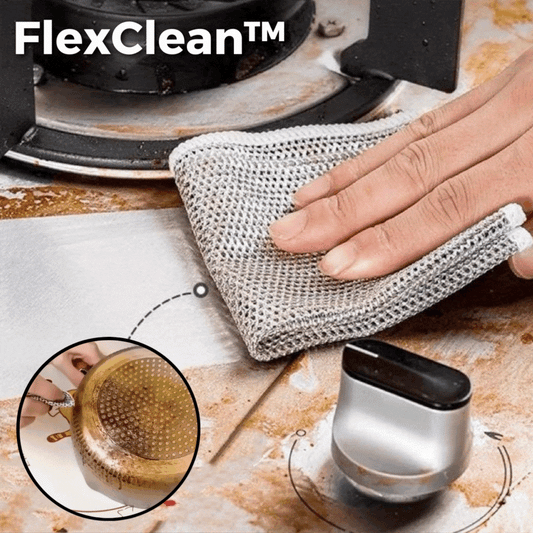 FlexClean™ | Multi-purpose wire cloths for stubborn stains [2+2 Free]