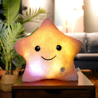 SleepyGlow™ | Cuddly pillow, headrest and nightlight in one