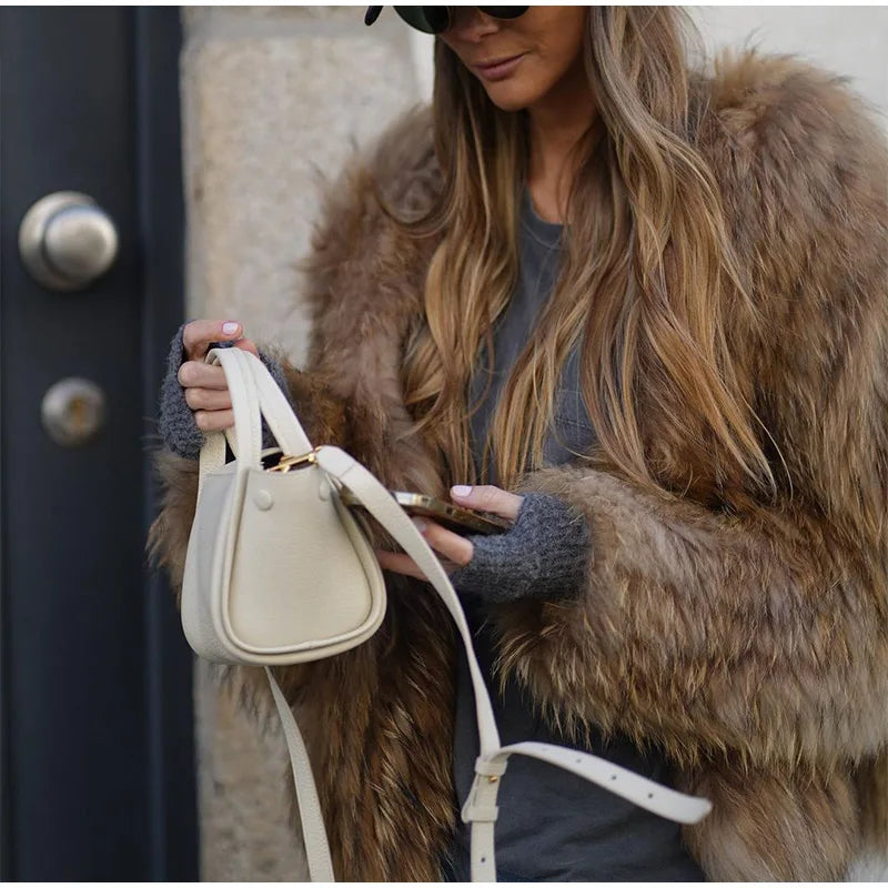 50% off | Florence™ - Women's Fashionable Plush Fur Coat [Last Day Discount]