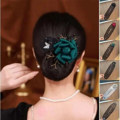EasyLoop™ | Threaded Headband with Flowers 