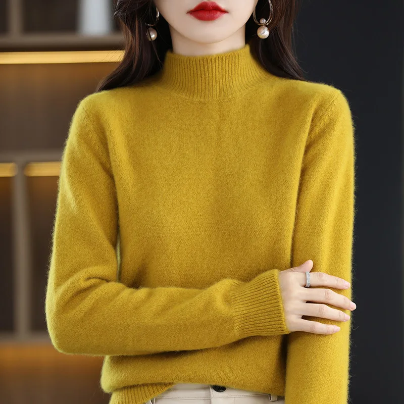 Marilyn™ | Women's knitted sweater in a fixed fit and color