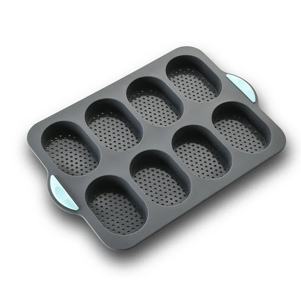 CrustyBake™ | Non-stick silicone baguette baking pan