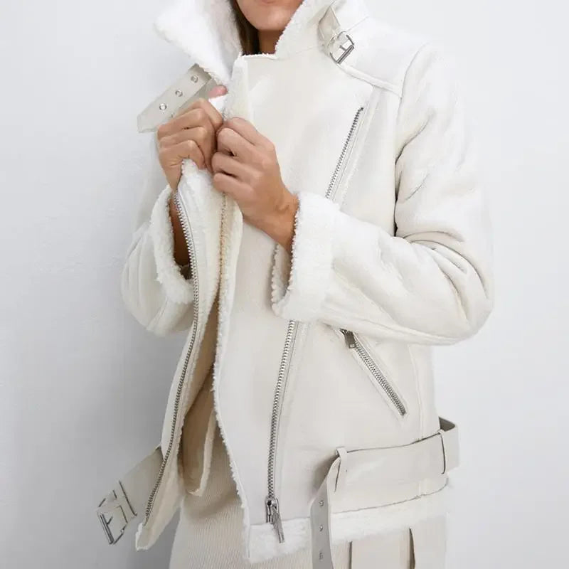 50% off | Emma™ | Thick faux leather jacket