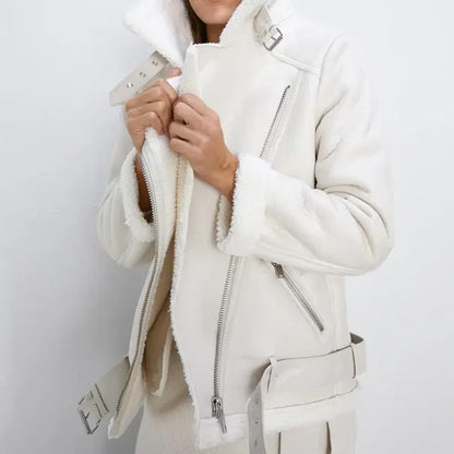 50% off | Emma™ | Thick faux leather jacket