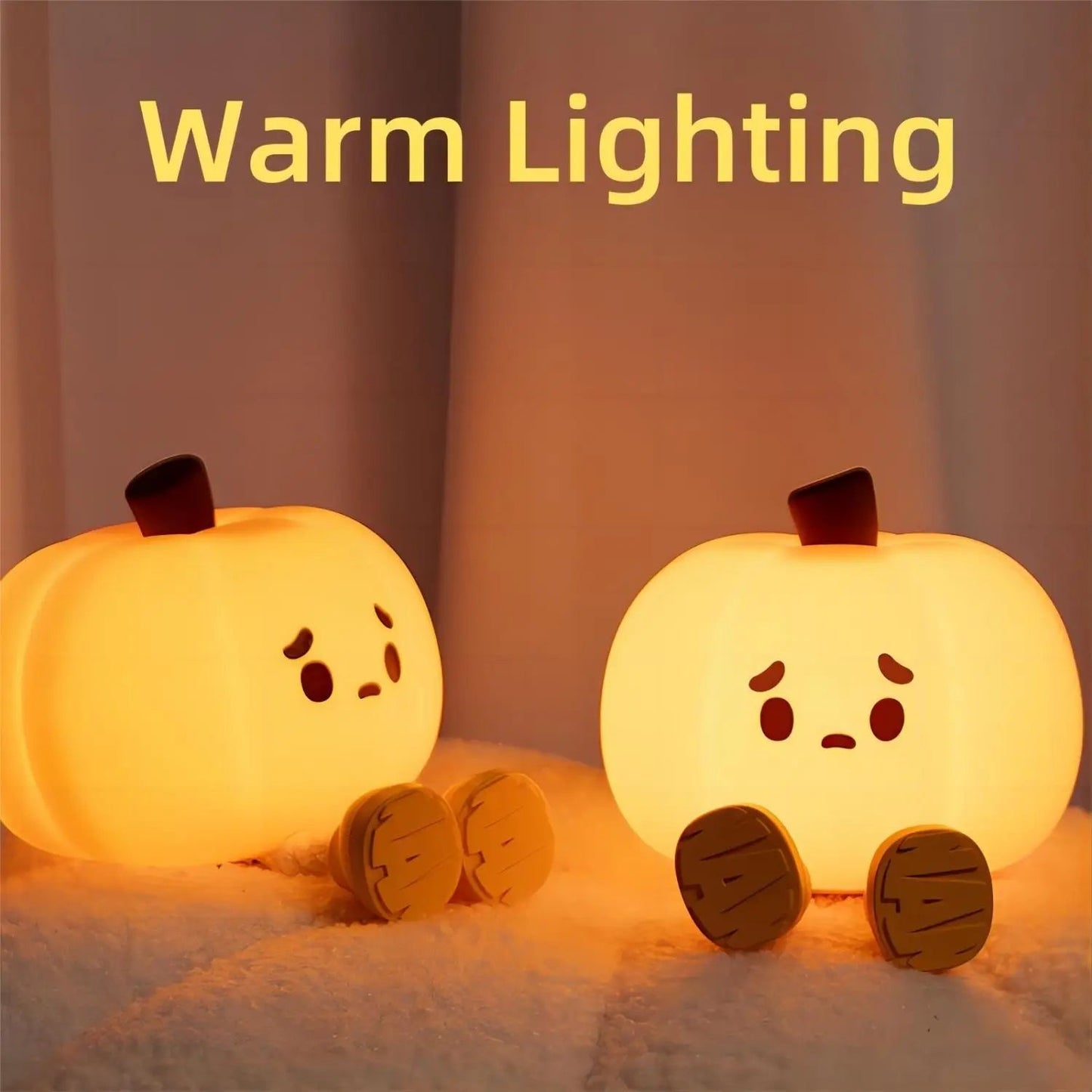 PumpkinGlow™| Lambrite Halloween Pumpkin Night Light