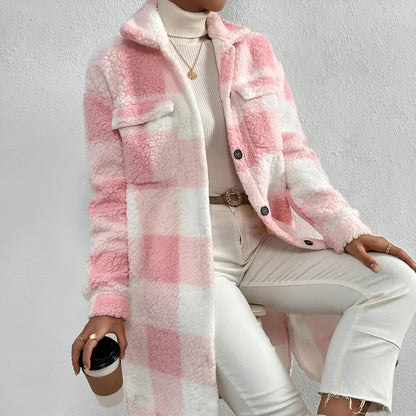 50% off | Estella™ - Long Checked Coat [Last Day Discount] 
