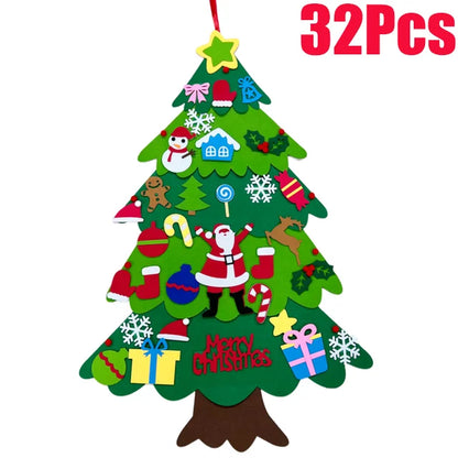 Glowtree™ Decorative Christmas Tree Wall Hanging with Fairy Lights