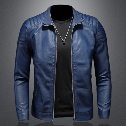 Lederlux™ | Men's Leather Jacket with Pockets | For Everyday Wear