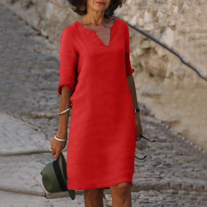 Embla™ | Elegant V-neck dress