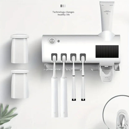 Hygienalize™ | Smart UV Sterilizing Toothbrush Holder 