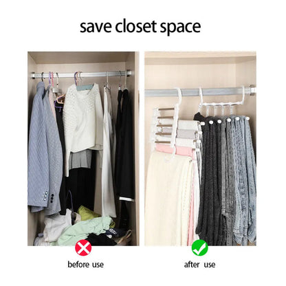 Multirack™ | 5-in-1 Magic Pants Rack - Set of 2