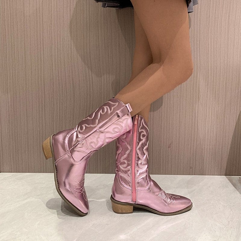 Kavena™ | Fashionable cowboy winter boots for style-conscious women 2024