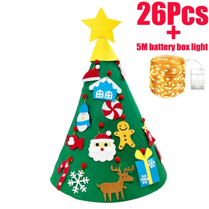 Glowtree™ Decorative Christmas Tree Wall Hanging with Fairy Lights