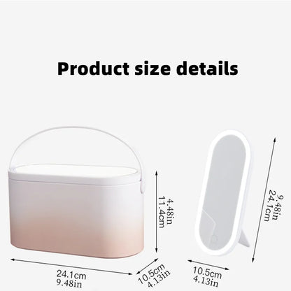 GlamBox™ | Organize your makeup with LED lighting