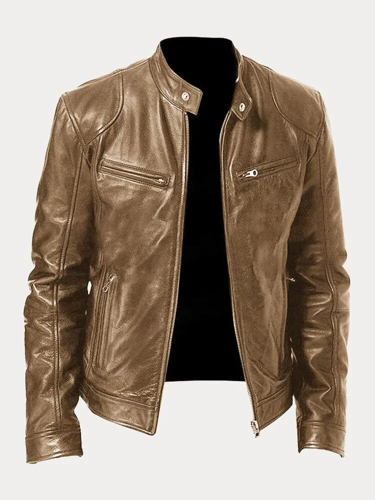 Daniel™ - Casual leather jacket for men