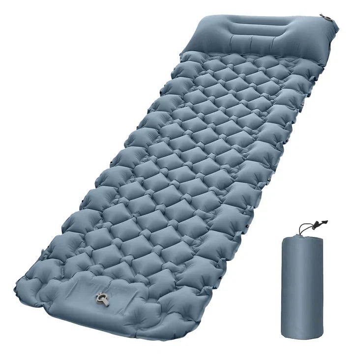 SleepCamp™ | Quick-inflating mattress with integrated pillow