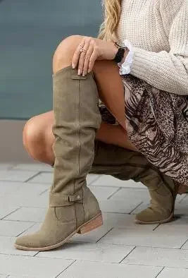50% off | Lou™ Suede Knee Boots [Last Day Discount]