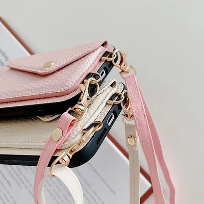 Strapo™ – The leather card holder with lanyard for your iPhone