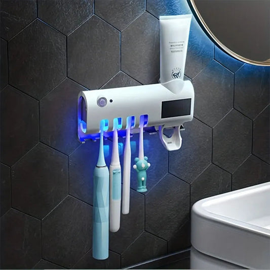 Hygienalize™ | Smart UV Sterilizing Toothbrush Holder 
