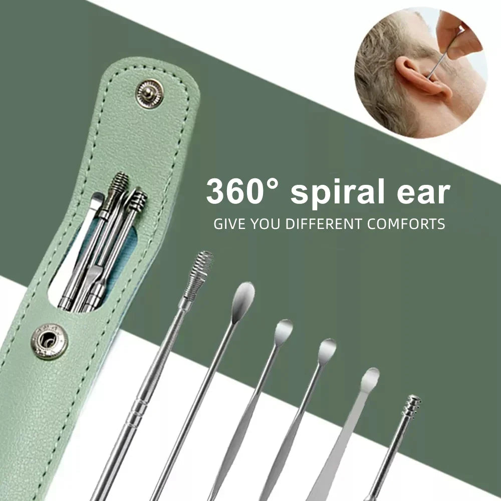 SpiraClean™ | Spring Earwax Cleaning Tool Set
