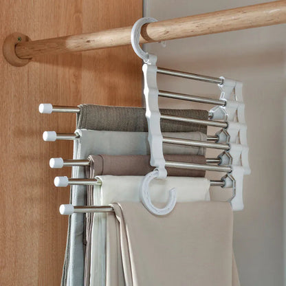 Multirack™ | 5-in-1 Magic Pants Rack - Set of 2