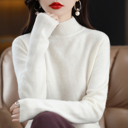 Marilyn™ | Women's knitted sweater in a fixed fit and color