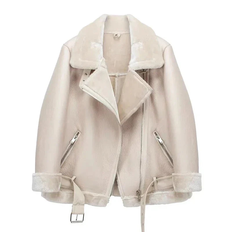50% off | Emma™ | Thick faux leather jacket