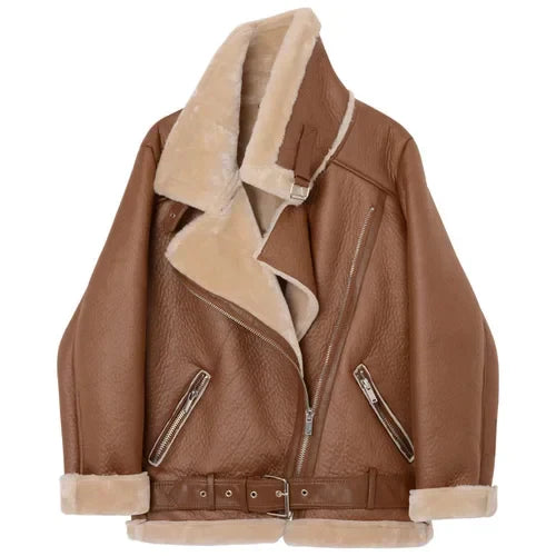 50% off | Emma™ | Thick faux leather jacket
