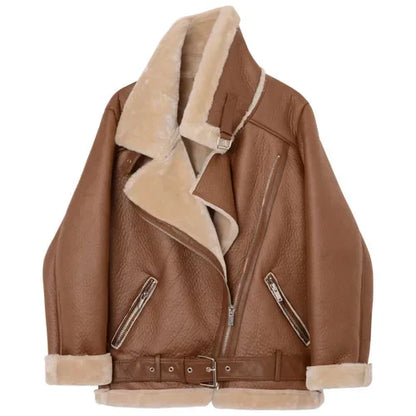50% off | Emma™ | Thick faux leather jacket