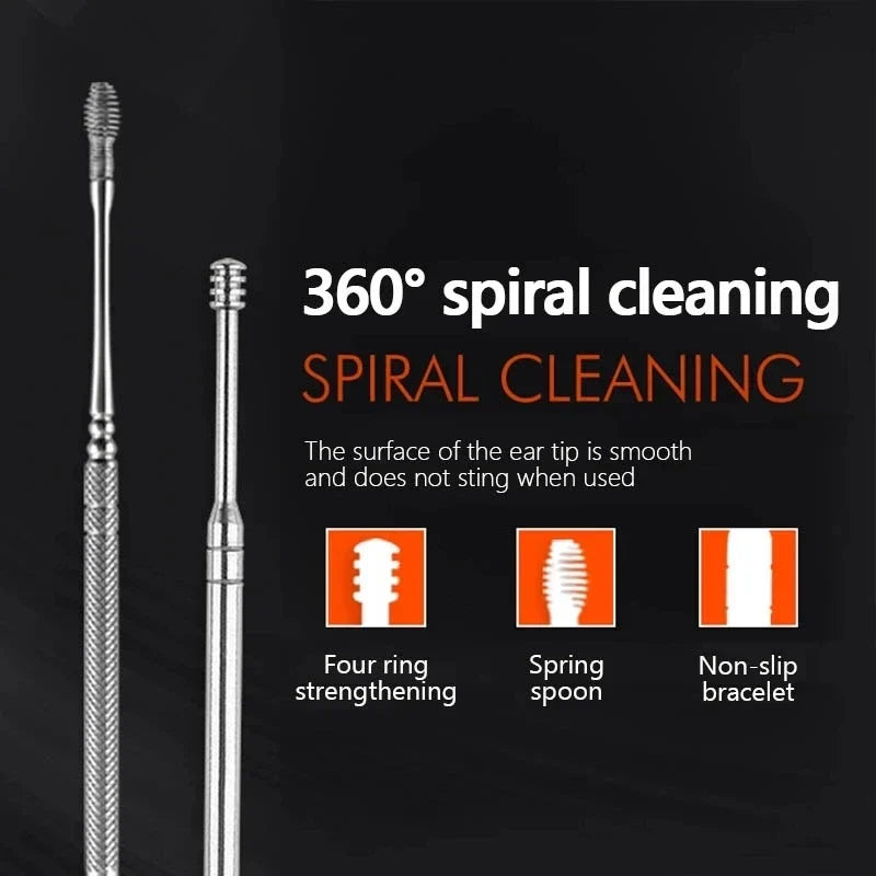 SpiraClean™ | Spring Earwax Cleaning Tool Set
