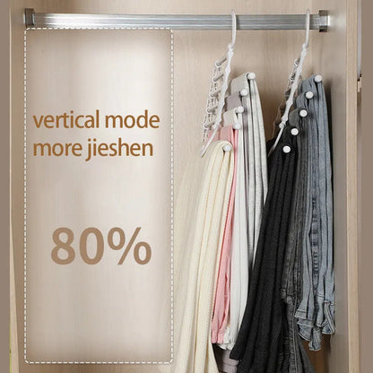 Multirack™ | 5-in-1 Magic Pants Rack - Set of 2