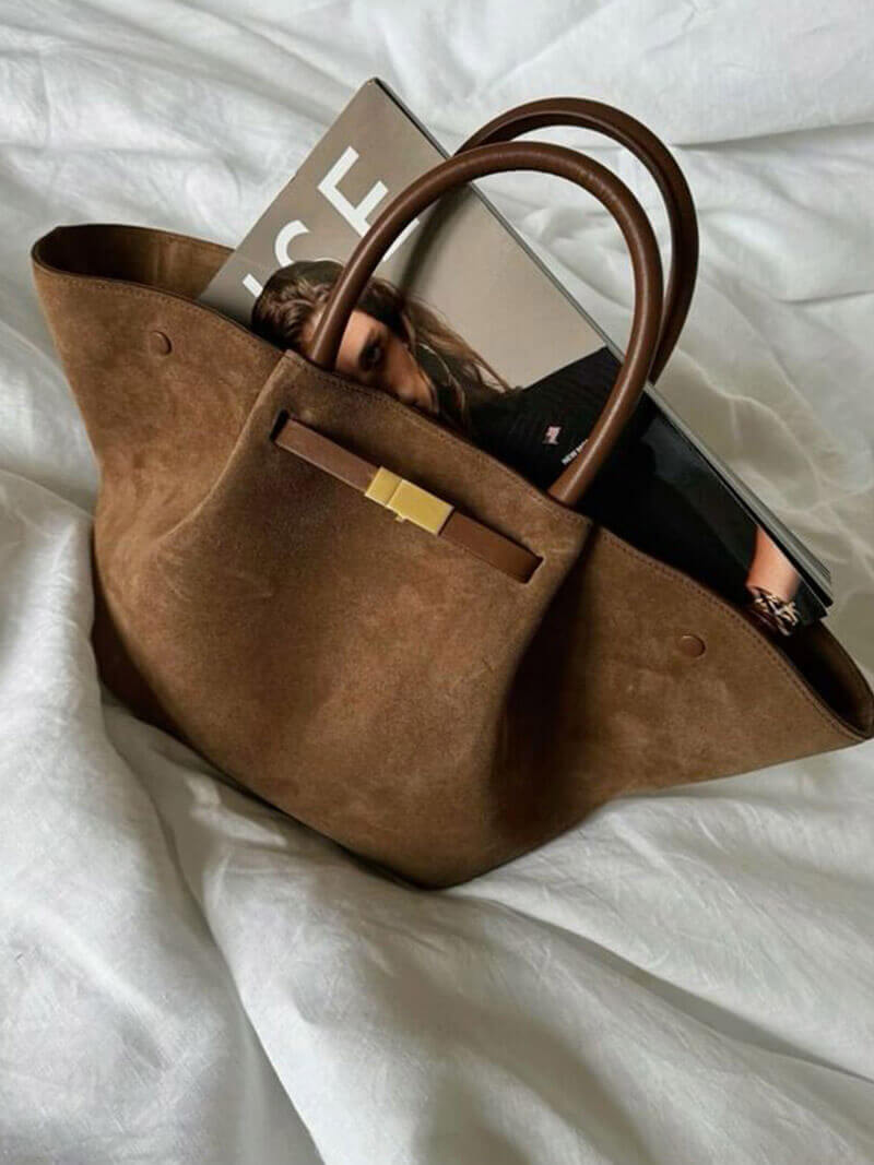 Leema™ - Melanie suede bag