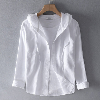 Lina™ | Breathable linen blouse